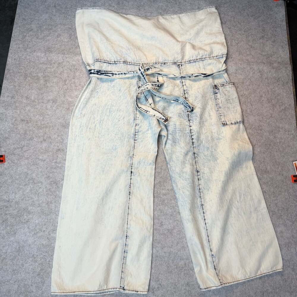 Basic Terrain Size 0 Acid Wash Fold Over Tie Belt